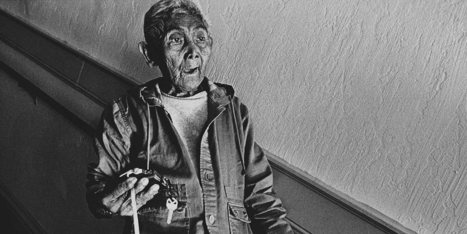 Photo of elderly Filipino veteran